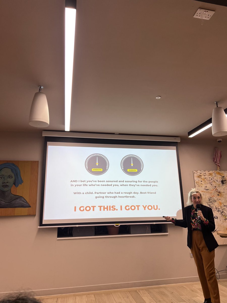 jodirilot's tweet photo. Great talk from @samarabay voice coach to Hollywood, she is on a mission to change what we picture when we imagine “strong/powerful”. I’m up for that. Perfect addition to How to Own the Room by @vivgroskop and Gravitas by @carolinegoyder So much practical wisdom in all 3 books💪 https://t.co/i9Xt7kUebz