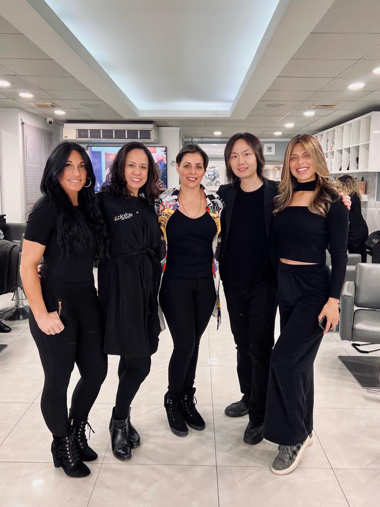 carolinacotos's tweet photo. Happy Spring Equinox 🌸 @ombruja ready! thank you to the masters @WellaEducation for having me today @WellaHairUSA @WellaPro #shinefinity https://t.co/H7GSlTi5Q1