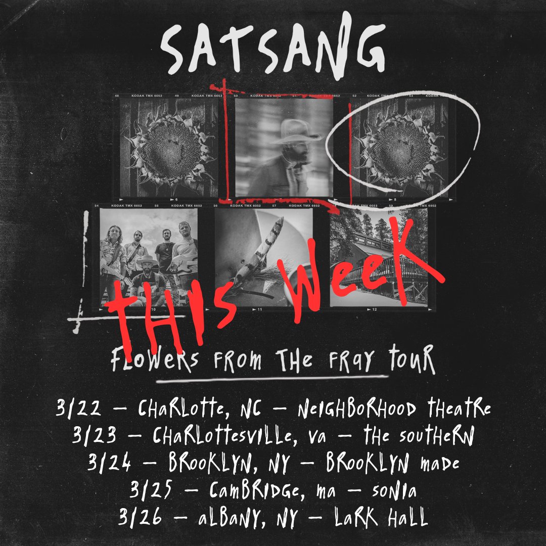 Here is where we will be this week. Tickets and details--> satsangmovement.com/tourdates