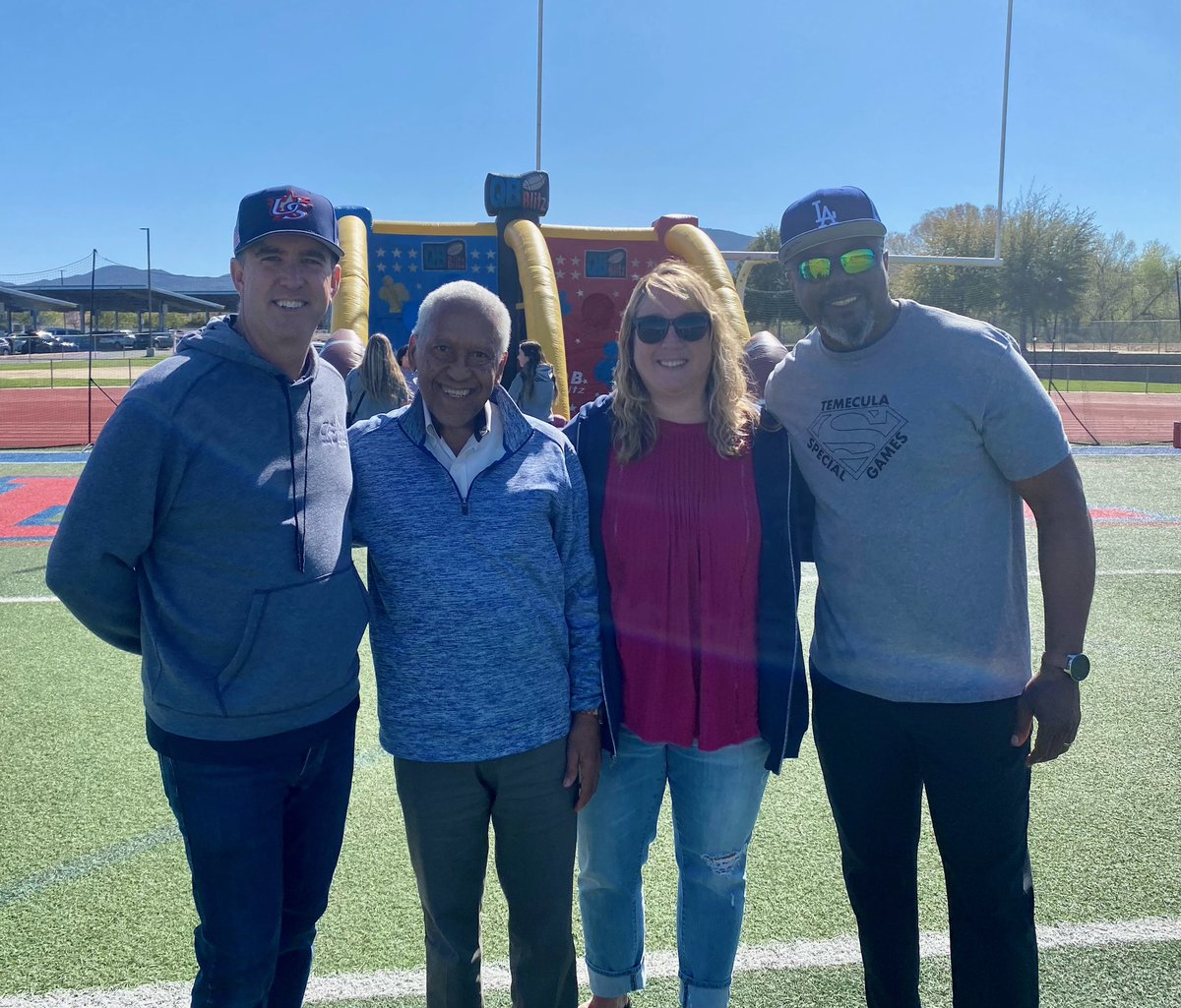 SupWashington's tweet photo. On Saturday morning, I joined Temecula Mayor Zak Schwank at the Annual Temecula Special Games event in an inclusive and inspiring effort to support the developmentally challenged community. (1/2)

#SpecialGames #Temecula #ThrivingThird #ThirdDistrict #RivCoNow https://t.co/cyK1im41cH