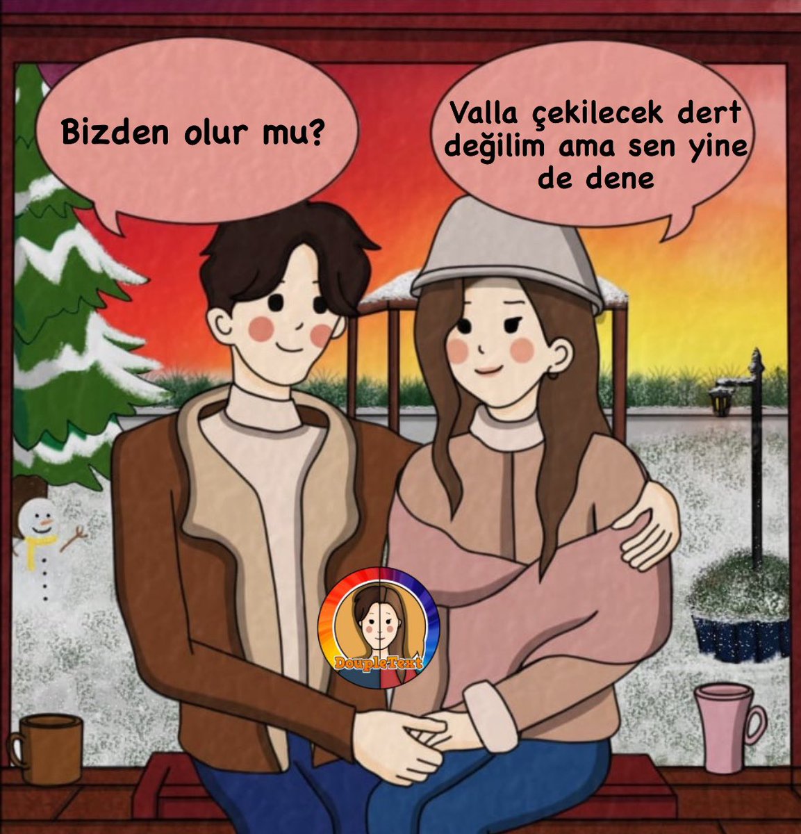 Bir Kadın bir Erkek (@doupletext) on Twitter photo 