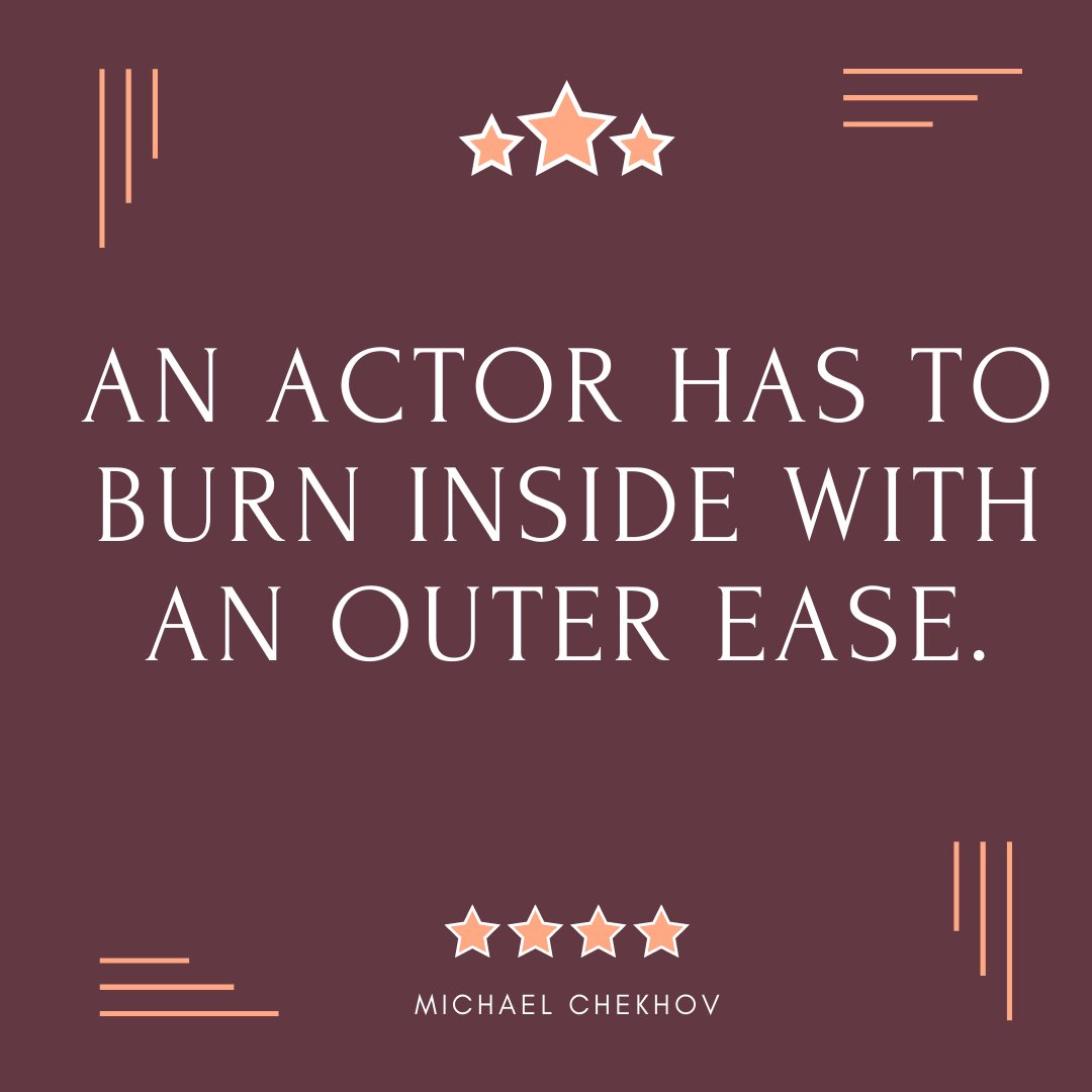 #QOTD 
Can't let them see ya sweat - even if you think your legs might give out from underneath you! 
#MichaelChekhov