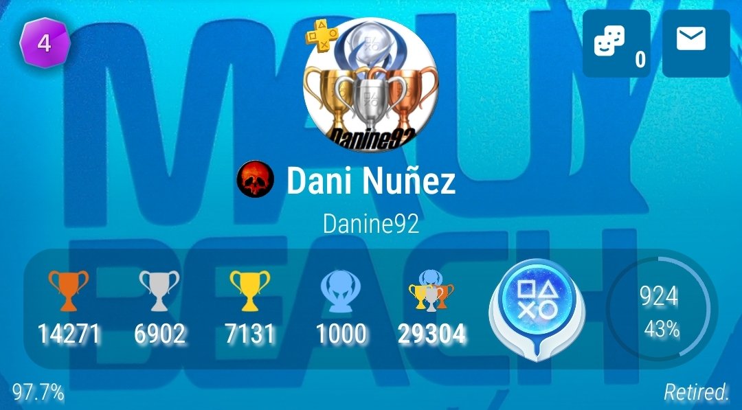 Danine92's tweet photo. Llegué a mi fin como platinador desde 2009. Muchos años, muchas personas, muchos momentos. Acabé donde quería, el platino 1000.
@PlayStationES @PlayStation https://t.co/0fFTeFi5Xb