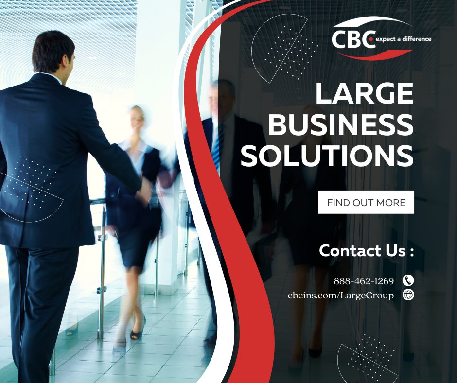 CBCBenefits's tweet photo. Comprehensive benefit solutions no matter the size of your business.

Get started with a free cost analysis for your large business:
https://t.co/83F5USnbwr
888-462-1269

#cbcins #largebusinesssolutions #largegroupcoverage #employeebenefits https://t.co/9TGeQLVl8q