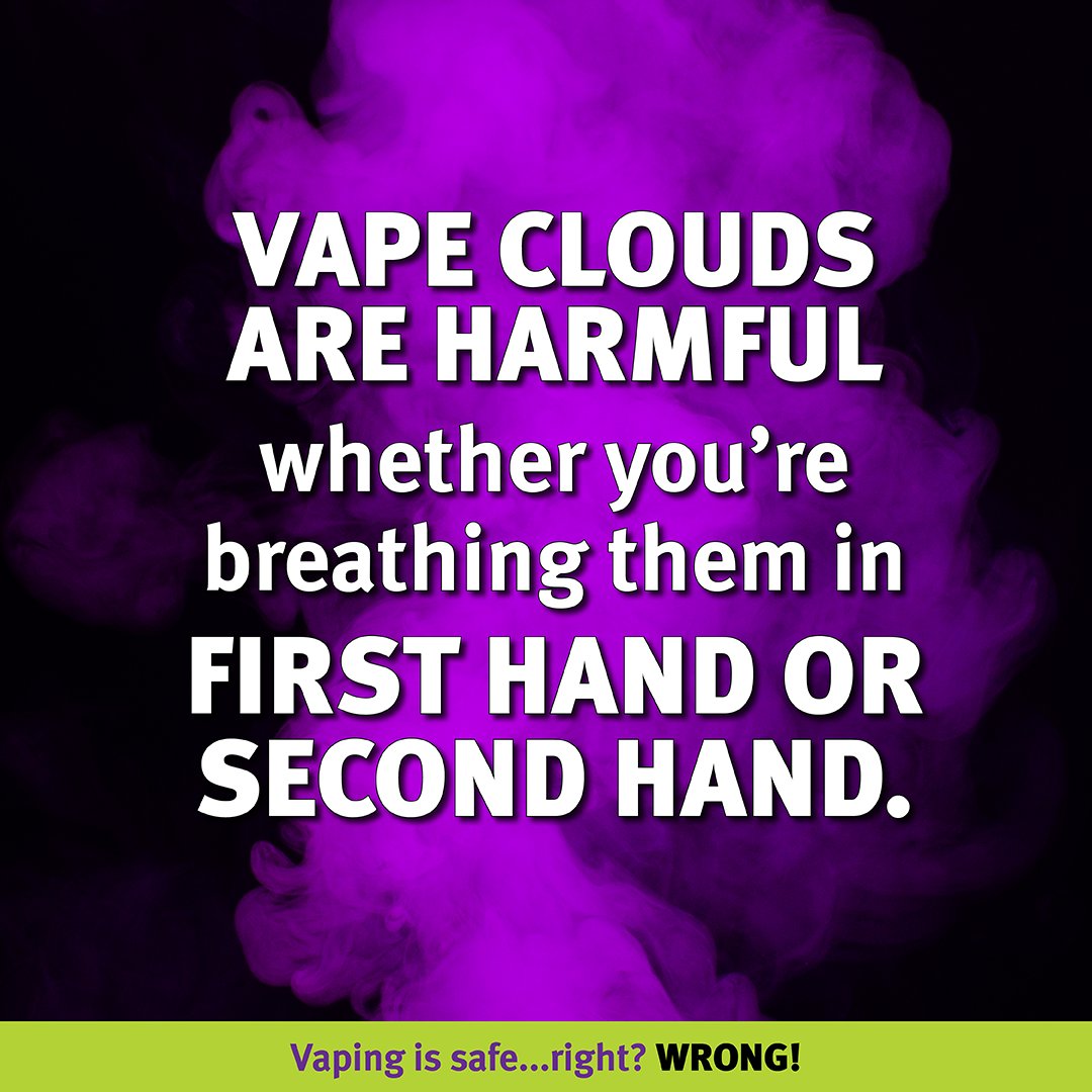 Queensland Health on Twitter "Ever puffed a vape cloud thinking it's