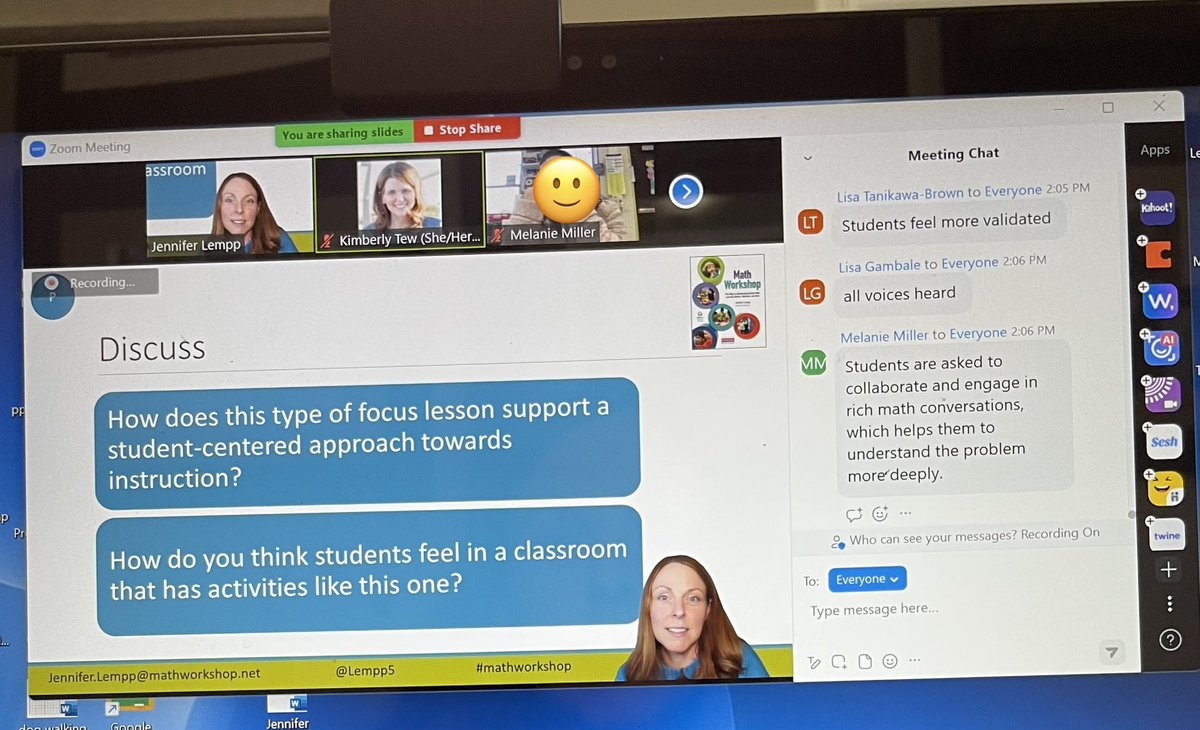 Lempp5's tweet photo. Princeton, NJ teachers are fantastic to work with! Love the reflections on the PD today - in only 3 words. Can't wait to see you all in person the next time. @KimberlyRTew - thank you for having me. https://t.co/4Y36J6Vzzs