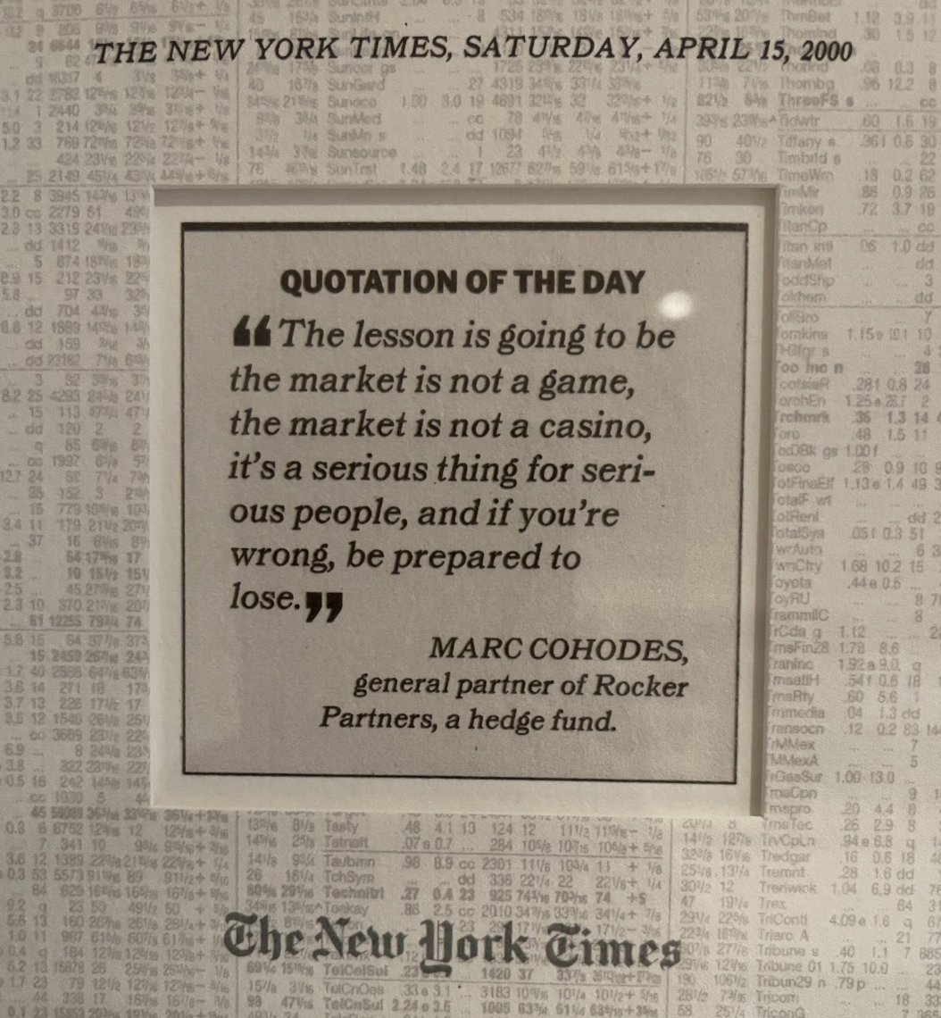 JackFarley96's tweet image. Oh and yes, in case you were wondering...
23 years later, the stock market is STILL "not a game"

YouTube 📽️ rb.gy/8maxku