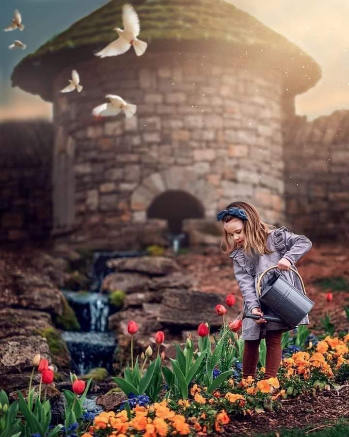 حين تتعانق الأرواح ...
 تُمحَى المسـافات .. وتُختصر الحكايات  
 و يبدو المسـتحيل .. ممكنًا .
💞