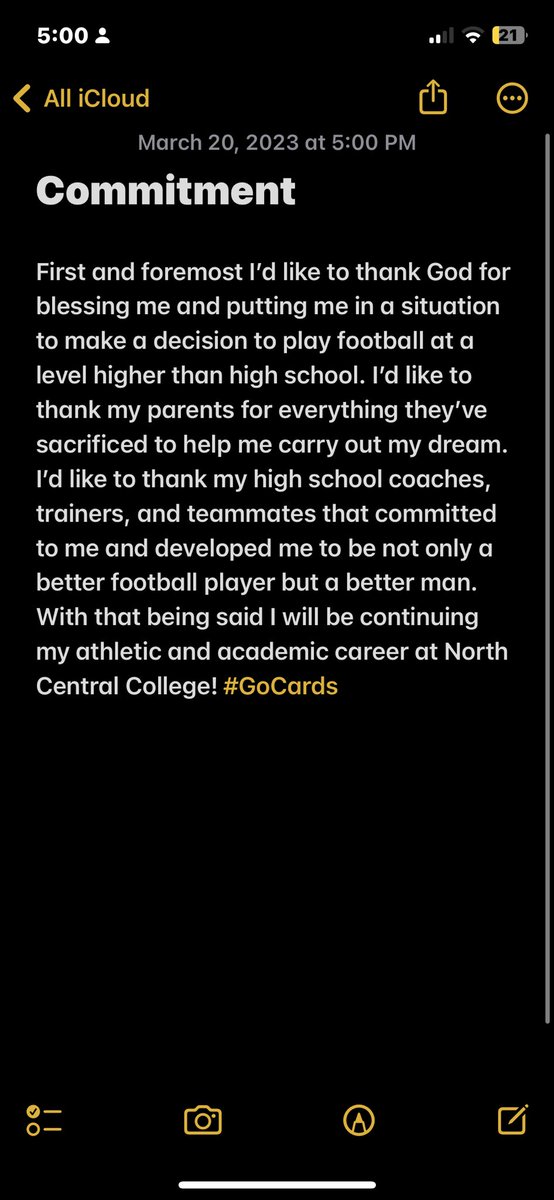 Blessed🙏🏾! Cant wait to get started @CoachDierking @wcsBHSge @wcsBHSAD @wcsBHScf