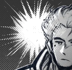 Drawing a man uh... going to starbucks, yeah 