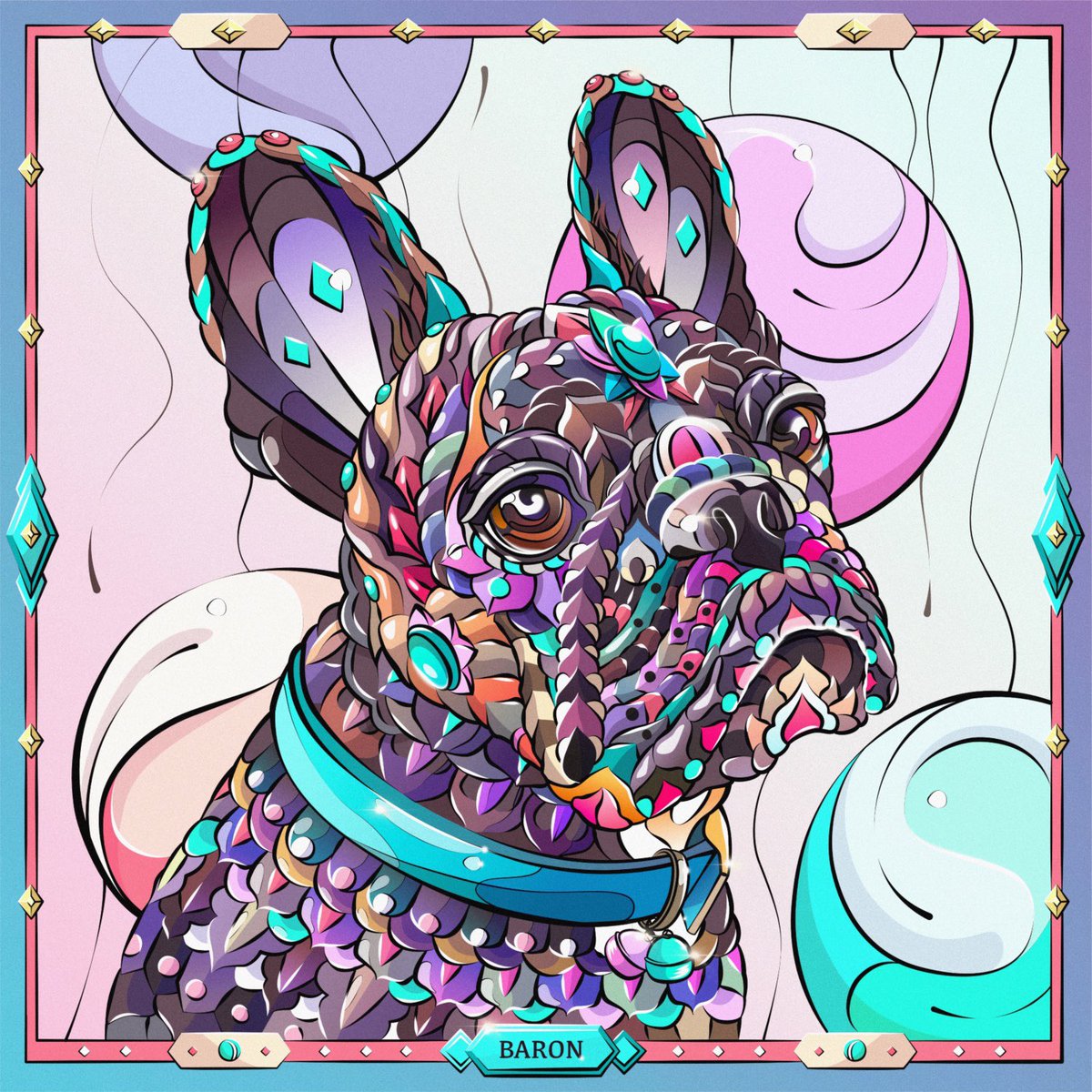 I was honored to get offer for commission NFT from @_happyKC Thank you for this opportunity to create valuable memory for you!