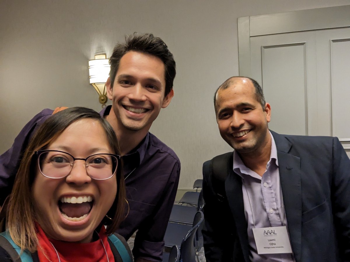 cmleider's tweet photo. We did it! #AAAL2023 #ScholarsOfColor https://t.co/AmhdaWF4II