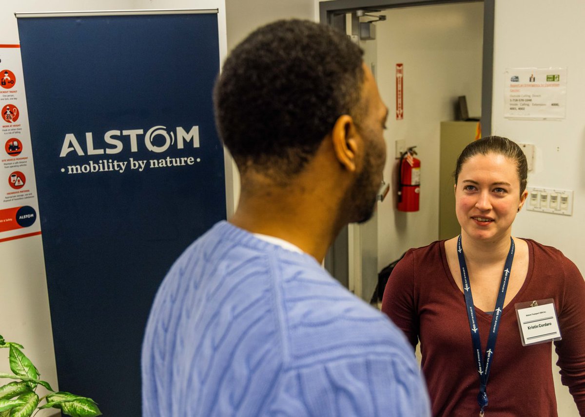 AlstomUSA's tweet photo. This month, our Services site at JFK Airport held a special Minority and Women-owned Business Enterprise (MWBE) Supplier networking event.
Stay tuned for some MWBE success stories!
#Inclusion matters #TeamAlstom #SustainableMobility #NAMServices #AlstomServices #Diversity https://t.co/9ir4spyBHl
