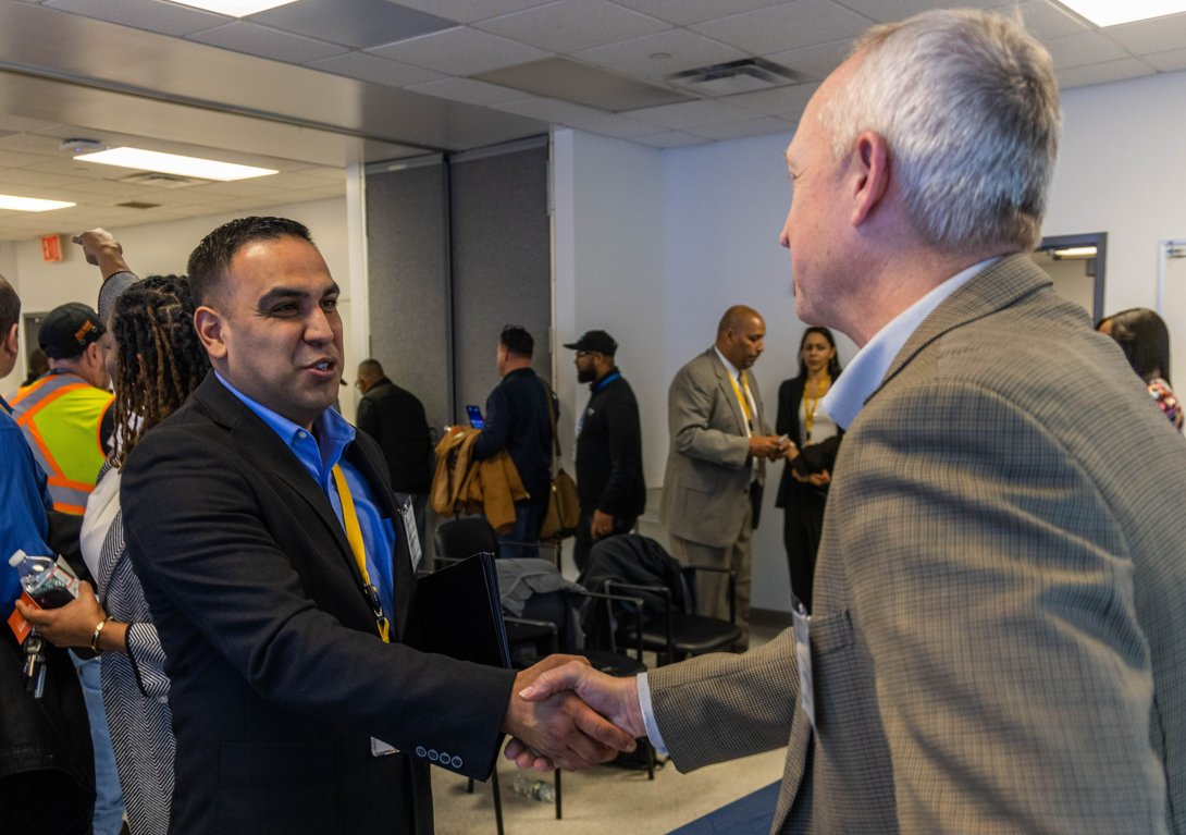 AlstomUSA's tweet photo. This month, our Services site at JFK Airport held a special Minority and Women-owned Business Enterprise (MWBE) Supplier networking event.
Stay tuned for some MWBE success stories!
#Inclusion matters #TeamAlstom #SustainableMobility #NAMServices #AlstomServices #Diversity https://t.co/9ir4spyBHl