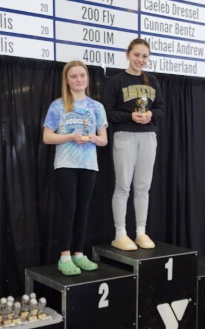 🏆 High point runner up 🏆 regional champion in the 500 free, 1000 free, 100 fly, 200 fly, and 400 IM + runner up in 200 IM