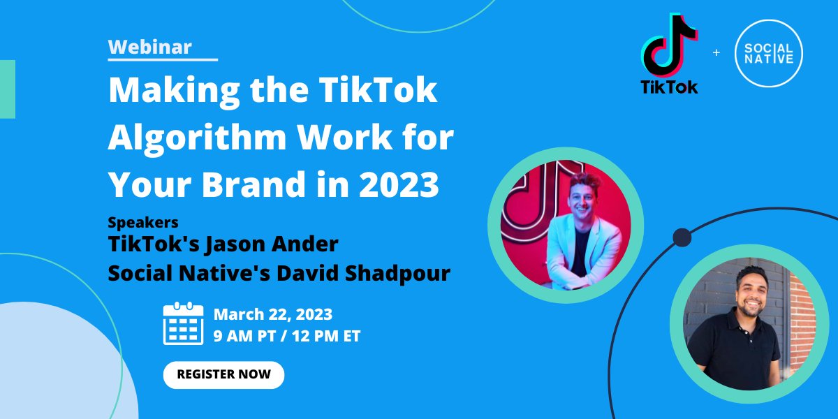 It's D-DAY! 

1 hour until Jason and David take the screen to discuss essential marketing strategies for your brand! 

There’s no time to wait, register now! bit.ly/3yTFUym