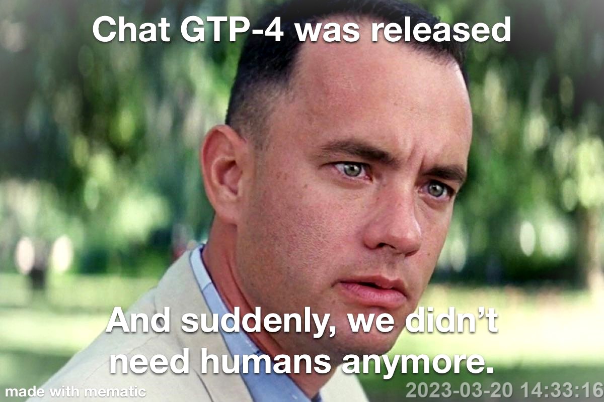 nunni63's tweet photo. Can't get enough of this hilarious #GPT-4! 😂🚀🌕 If you're not on board yet, what are you waiting for? 

👉https://t.co/G18QylOBy8

  #airdrop #NFT #ChatGPT $ADA $BONK $APE $USDT $XRP $WOOF  $FLOKI #Nostr #Damus $BONE #BTC $MANA $agix  #Crypto https://t.co/P3CBx5jgso
