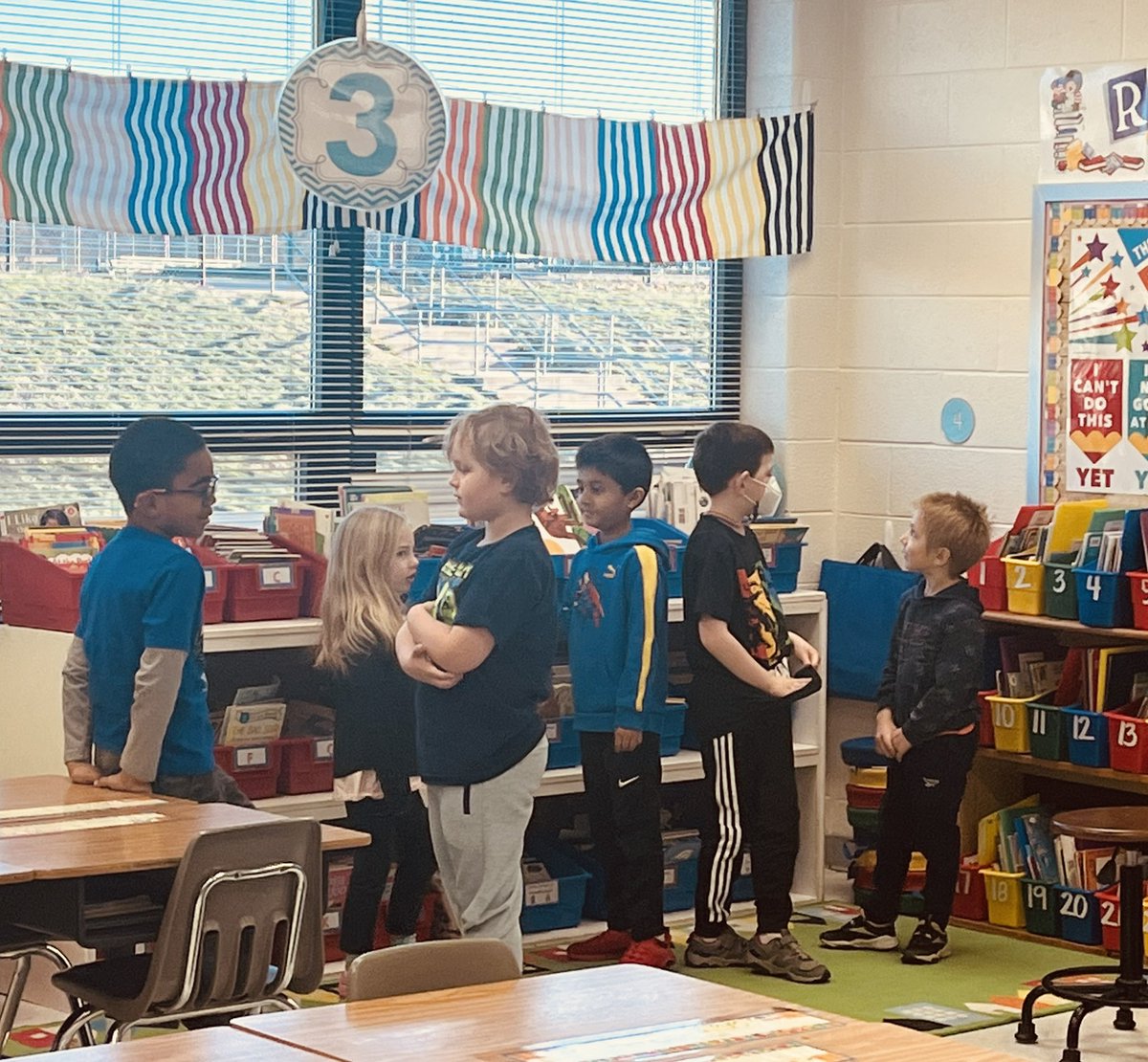 mssvafirst's tweet image. Awesome Morning Meeting to start our week. Students interviewed someone they don’t know as well as others to make connections. #LRelem #classroomcommunity @LCPS_SEL