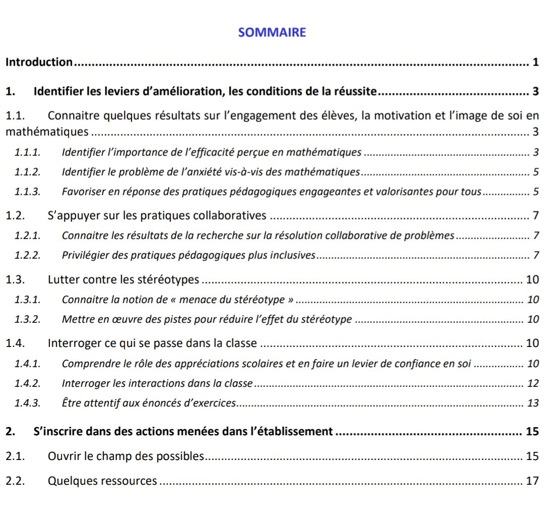 Vincent Pantaloni (@vpantaloni) on Twitter photo Égalité filles-garçons en mathématiques.👭👬
Rapport de l'IGESR <a href="/xgauchard/">𝗫𝗮𝘃𝗶𝗲𝗿 𝗚𝗮𝘂𝗰𝗵𝗮𝗿𝗱</a> education.gouv.fr/egalite-filles… Égalité filles-garçons en mathématiques.👭👬
Rapport de l'IGESR <a href="/xgauchard/">𝗫𝗮𝘃𝗶𝗲𝗿 𝗚𝗮𝘂𝗰𝗵𝗮𝗿𝗱</a> education.gouv.fr/egalite-filles…
