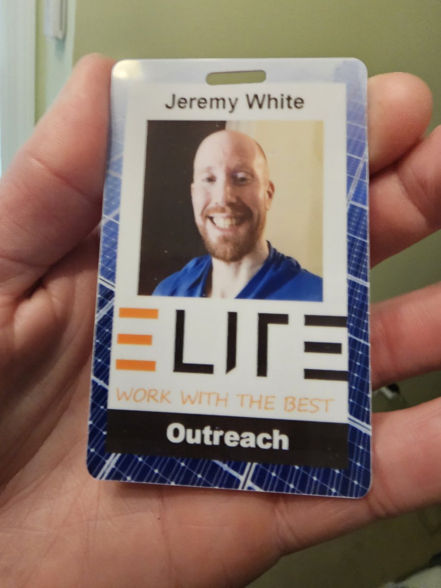 jwhite455528's tweet photo. There are so many amazing, generous, brilliant &amp; talented people all over Twitter &amp; with my moment of clarity &amp; life change I'm going to find all of them.  Shape your Twitter experience &amp; it'll change your life.  New work badge came in.  #ImElite https://t.co/aYaTJ7bxqs