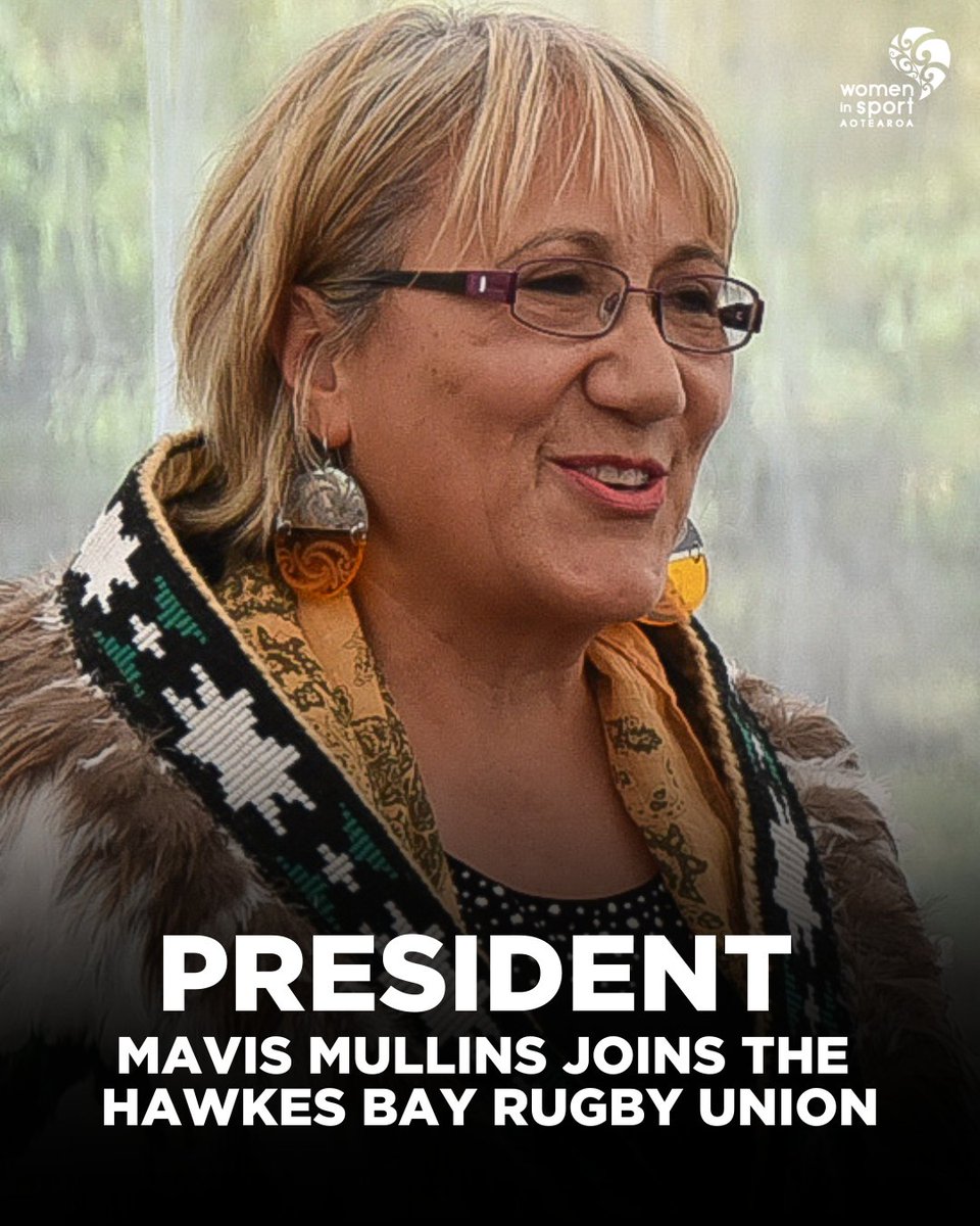 ✨ Congratulations to Mavis Mullins on her appointment to the HBRU. She is the first female president in the history of the club and has a clear vision and focus on helping grow the women's game in the bay 🏉 🤩