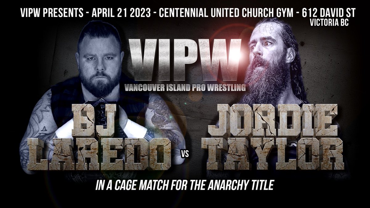 Steel Cage match for the Anarchy Rules championship!
April 21st tickets at viprowrestling.ca
#victoria #victoriaevents #victoriabc #steelcage #prowrestling #prowrestling
