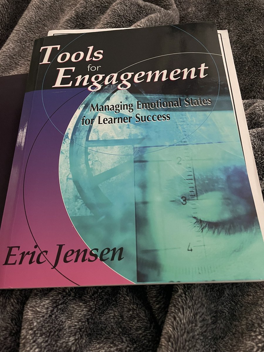 #SelfDirectedLearning I went to this @EricJensenBrain training about 10 years ago, and it has been my favorite PD! I am rereading this book so I can bring back some of these working memory techniques. @VaughnElemFISD #vaughnspringtraining