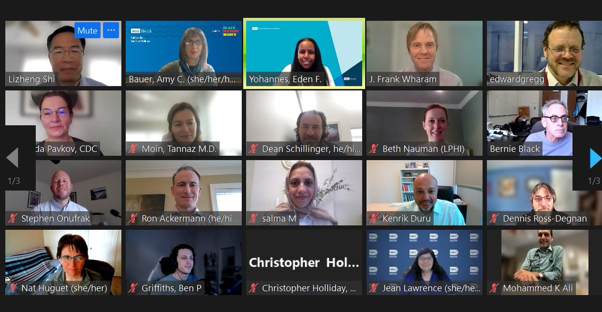 nextd_network's tweet photo. Thank you to Dr. Edward Gregg and his colleagues Ben Griffiths and @SalmaMeharRD for speaking at the recent #NEXTD virtual meeting in February. It was a great discussion about #naturalexperiments and one we hope to continue soon! ๐ https://t.co/rvJAcQ7QdS