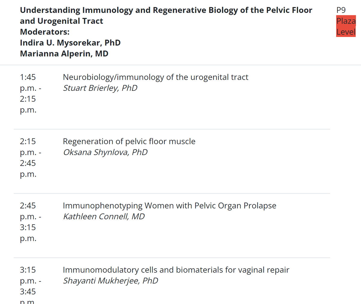 MysorekarLab's tweet photo. Energized indeed @mariannaalperin!!
#SRI2023 peeps: Check out our featured #minisymposium on #IMMUNOLOGY #REGENERATION #AGING #NEUROIMMUNOLOGY
#PELVICFLOOR #UROGENITALTRACT Friday, March 24, 2023 @GargettLab @StuartBrierley @oksanashynlova and KathyConnell https://t.co/v8272snmYJ