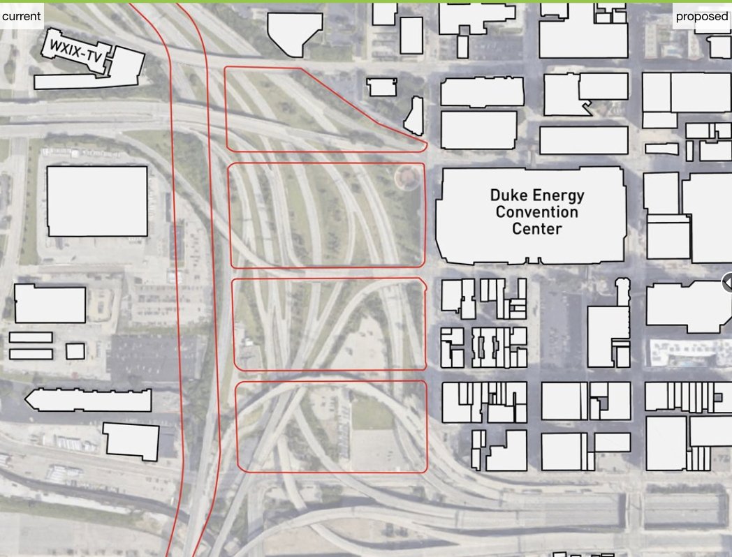 the_transit_guy's tweet photo. @JoshJunker2 and @BridgeForwardC need your help by inundating policy leaders with letters urging them to cap the downtown interchange they want to expand. PLEASE help them get across the line, it will take a few minutes. Don't be on the wrong side of history. https://t.co/TpcC92fjG5