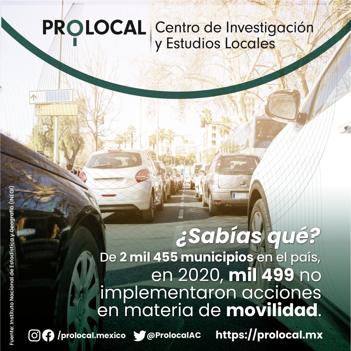 Los registros muestran la necesidad de seguir fomentando políticas y acciones que promuevan una movilidad sostenible y eficiente para la calidad de vida de las y los ciudadanos, así como en el cuidado del medio ambiente.

#1AñoPROLOCAL