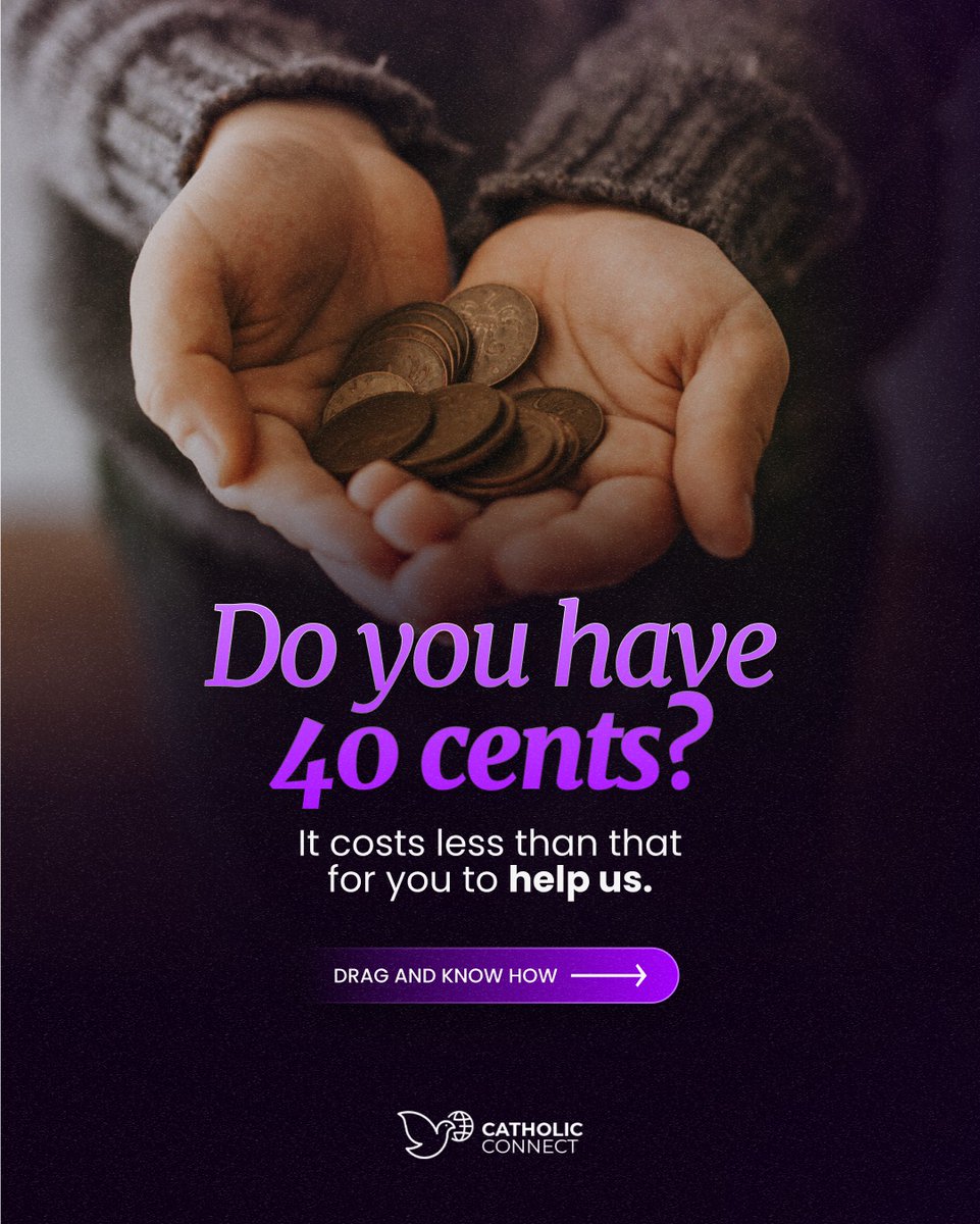 catholiccaring's tweet photo. With less than $ 0,40 you can help us in our mission.

Help us continue with our mission and evangelization 👇🏼

📲 Click on the link in the bio, visit our website and become a monthly donor

---

#CatholicConnect #CatholicC...
Full Post: https://t.co/SHBCyfib6n https://t.co/Wqoc3tJegV