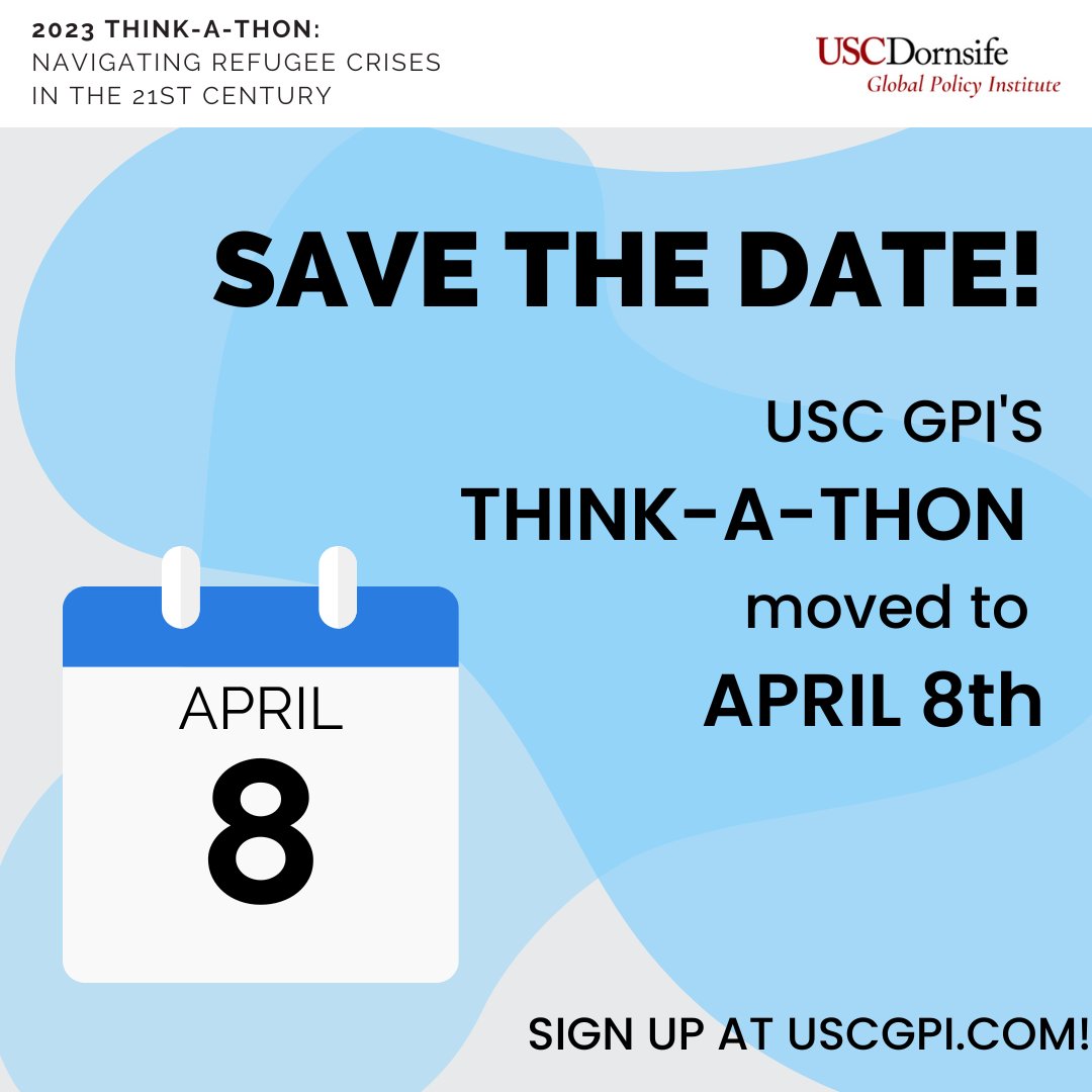 Our annual problem-based learning case competition has been moved ONE week! Sign up NOW to compete in teams to present solutions to global conflicts. Register here: forms.gle/paJPoZvyVwxKMw…
