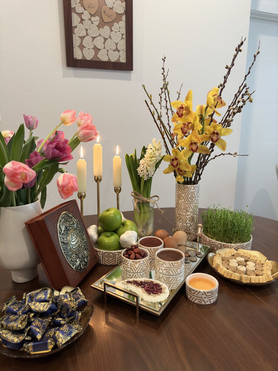 Happy #Nowrooz, the first day of spring, and the Persian new year
#haft_sin #persiannewyear