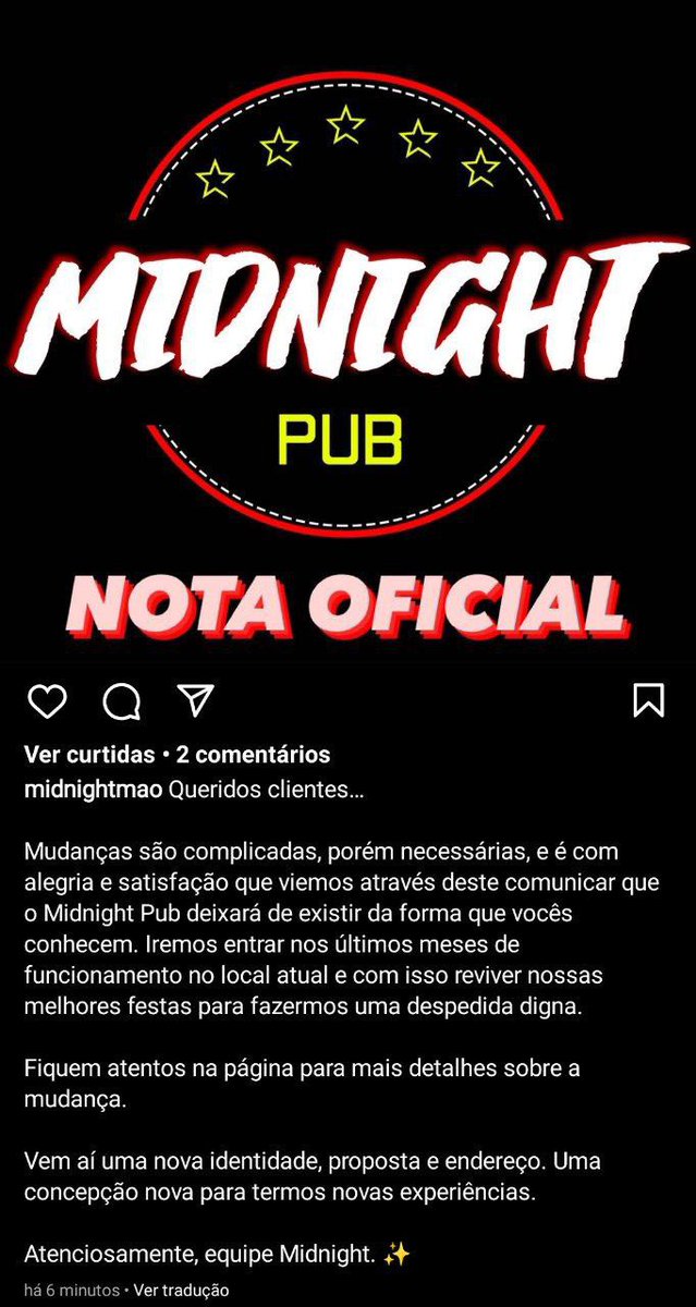 lucvasconcelos's tweet image. - Cat Pub não sobreviveu a pandemia
- La Casa fechou na semana passada
- Muiraquitã fechando nessa sexta
- Midnight Pub anunciando encerramento
- Curupira quase foi de comes e bebes

Se já era difícil encontrar “rolê alternativo” em Manaus, agora vai ficar impossível…