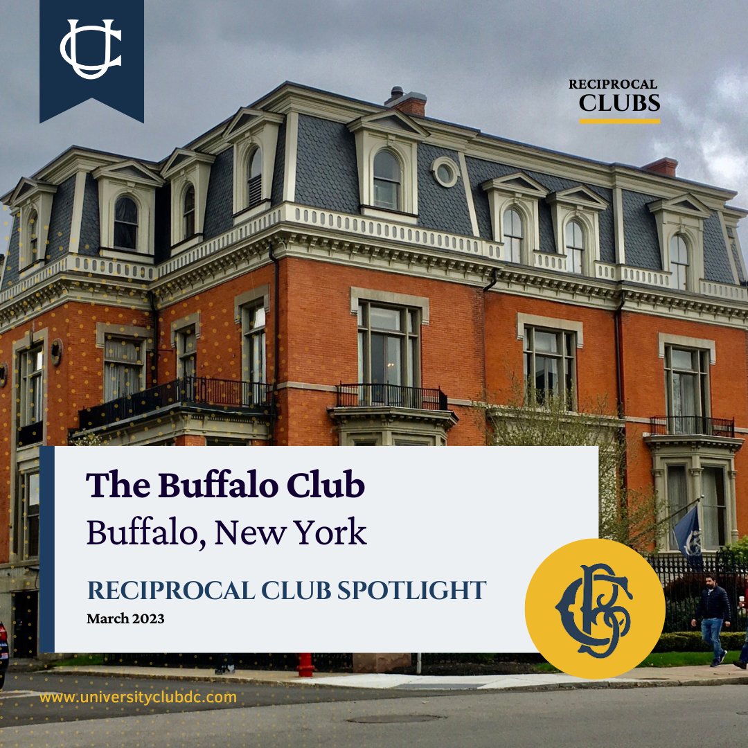 Reciprocal Club Spotlight: 🐃 The Buffalo Club...
🏆 #PlatinumClubOfAmerica | 🍽️ #Dining | 💆 #Spa | 🏊 #Pool | 🏋️‍♂️ #FitnessCenter 
Members of #UClubDC enjoy #Reciprocal benefits with #TheBuffaloClub and 200+ other clubs worldwide.