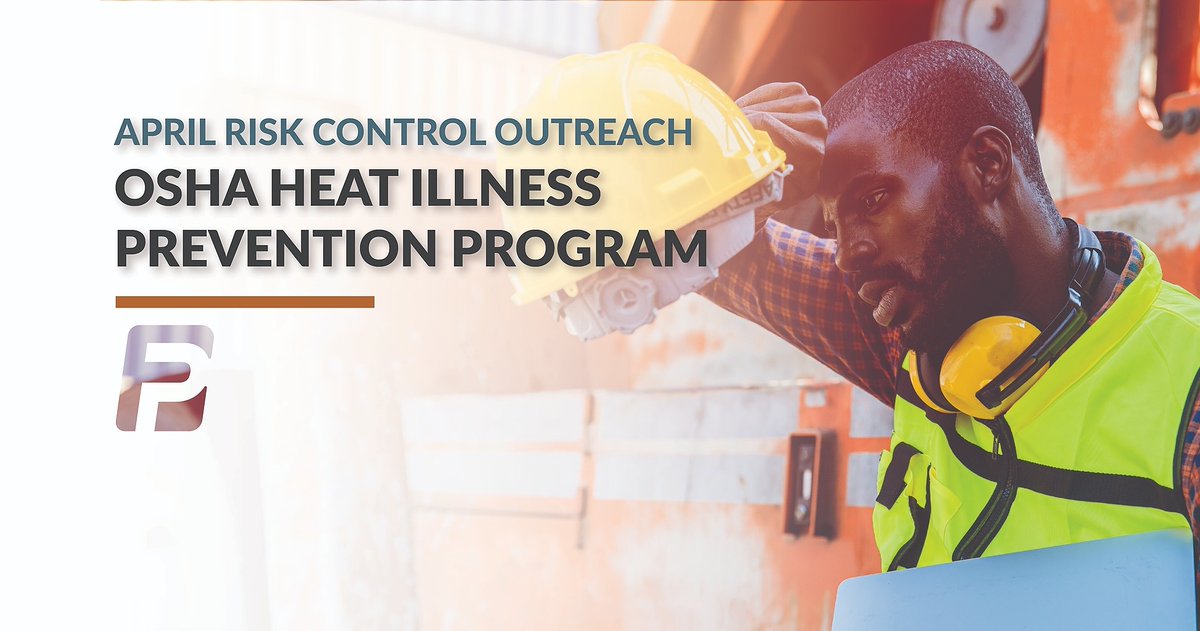 Join us on Thursday, April 13th from 8:30-10:00 am for our upcoming virtual April Outreach, "OSHA Heat Illness Prevention Program." Our presenters will be Allison Fultineer and Pat Hagge with Flood and Peterson. To register click the link below! bit.ly/April-Outreach