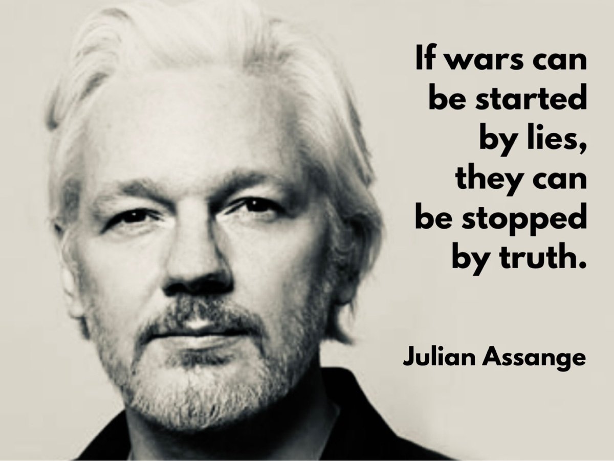 13orangesbc's tweet photo. “Every war on the last 50 years is a result of media lies.”

~ Julian Assange

#BeTheTruth #BringTheTruth https://t.co/k0Vjtdfyp6