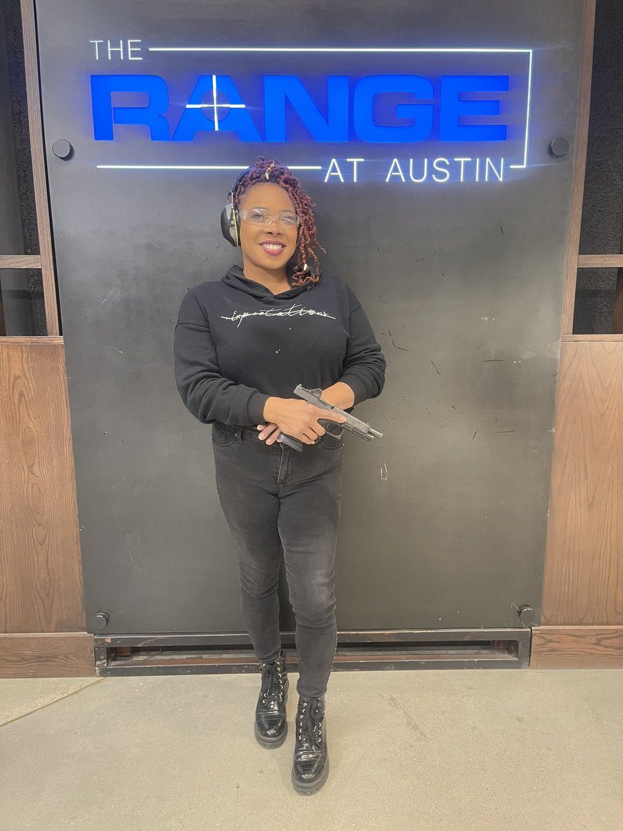 LateNightTaboo's tweet photo. The first of many visits to the range…. #austin #gunrange https://t.co/FroomhBJcw