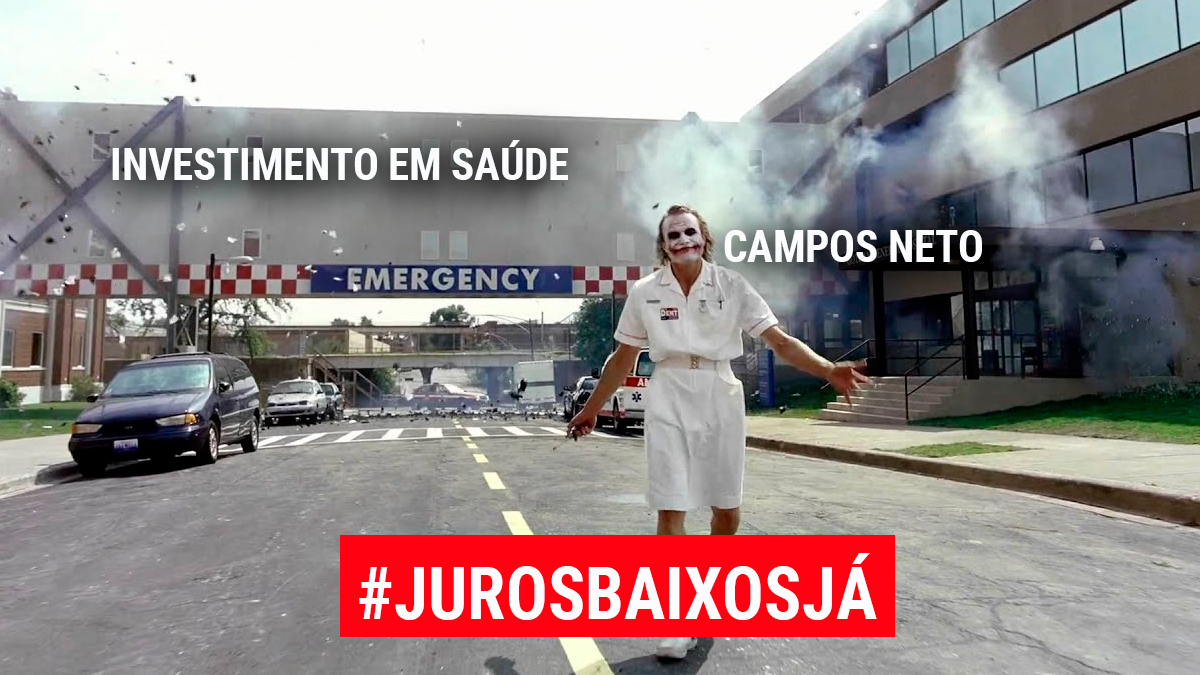 Contraf_CUT's tweet photo. O Brasil precisa de juros civilizados. A taxa baixa estimula a produção e o consumo, e isso faz o país crescer, com geração de empregos e melhores salários. Fora Campos Neto! #JurosBaixosJá https://t.co/IcP4nNRbDo