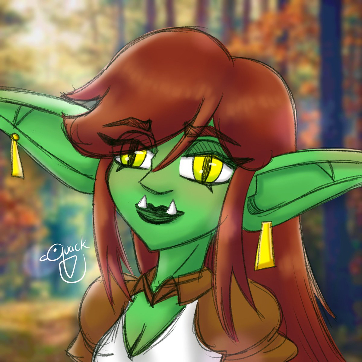 SirLeQu4ck's tweet photo. Straight hair Malleth 
#goblingirl https://t.co/UietLSJtx2