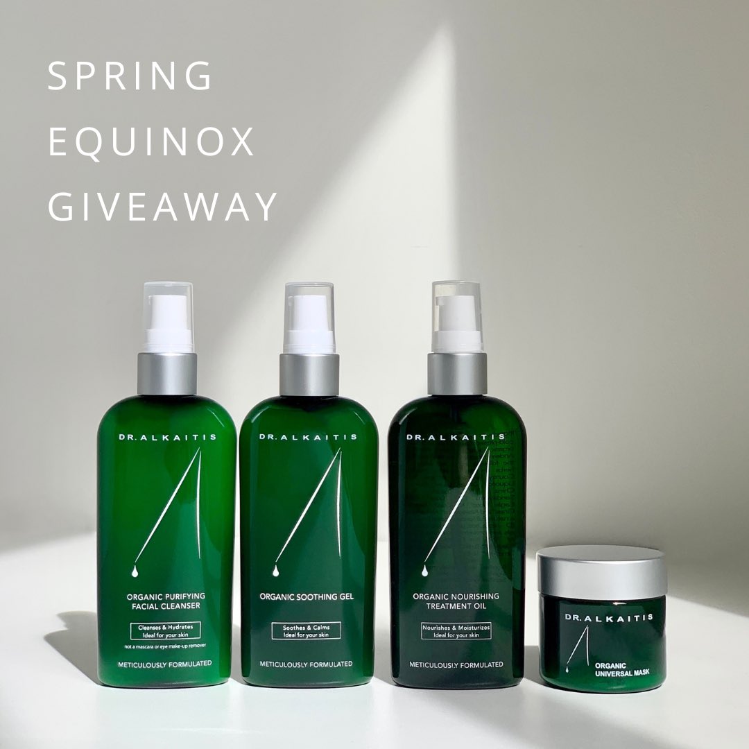 dralkaitis's tweet photo. Happy Spring Equinox! ☀️ We're celebrating the first day of Spring with this amazing giveaway on Instagram: https://t.co/otrep1S17R #Giveaway #organic #skincare https://t.co/8JlGdKFusV