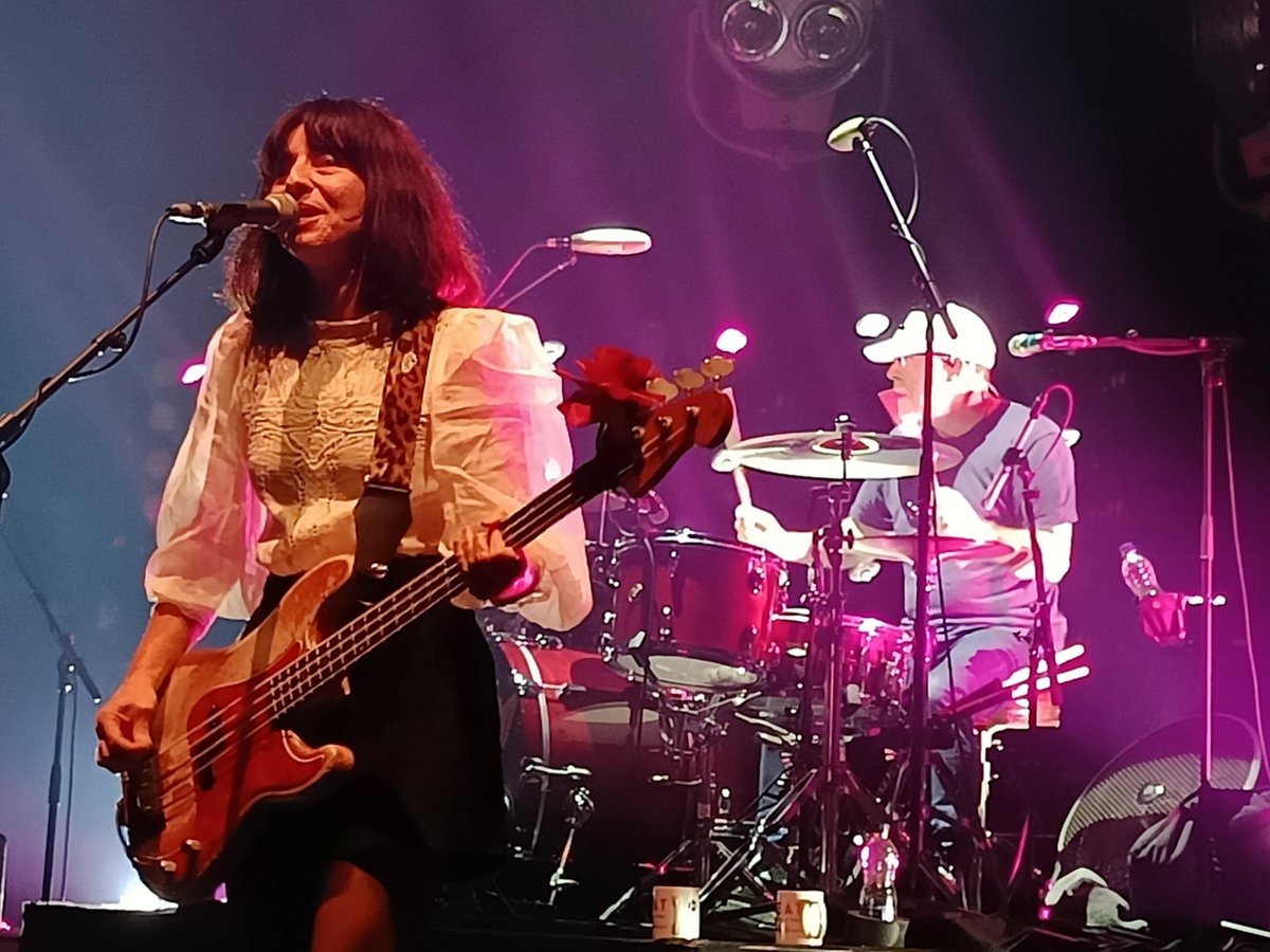 stuczu's tweet photo. Been a long while since I've seen Pixies smile that much during a gig - they normally save it until the bows. 
Nice Trompe heavy setlist though so it's smiles all round :) https://t.co/YKecenQuCk