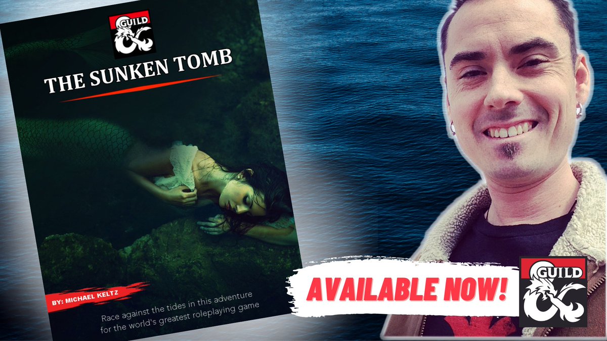 profBONUS's tweet photo. It's finally here!  Michael has officially released "The Sunken Tomb" a #dnd5e  one shot for 4th level characters. Purchase your copy here! https://t.co/dEXowmGdHr 

#dnd #dice #dungeonsanddragons #dmsguild #ttrpg #rpg #roleplaying #adventure https://t.co/PiRhDYoX2Y