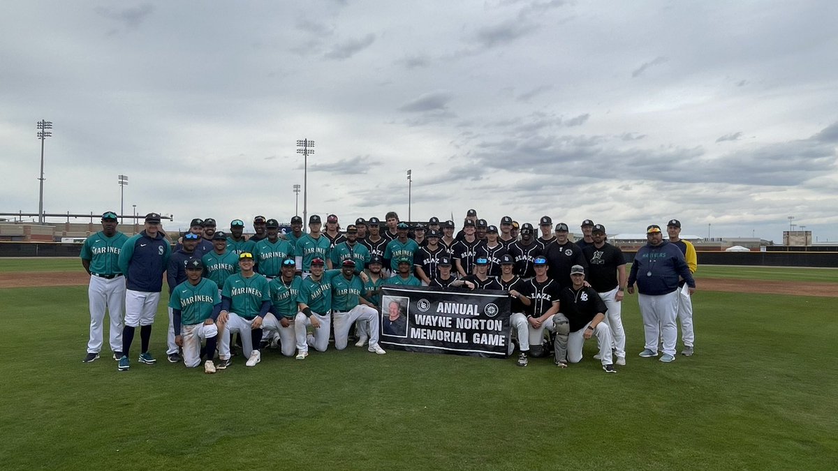 Langley Blaze 🇨🇦 (@langleyblaze) on Twitter photo A big thank you to the <a href="/Mariners/">Seattle Mariners</a> organization for their hospitality today during the Annual Wayne Norton Memorial Game. #blazeprotour <a href="/CDNBaseballNet/">The Canadian Baseball Network</a> <a href="/elliottbaseball/">bob elliott</a> A big thank you to the <a href="/Mariners/">Seattle Mariners</a> organization for their hospitality today during the Annual Wayne Norton Memorial Game. #blazeprotour <a href="/CDNBaseballNet/">The Canadian Baseball Network</a> <a href="/elliottbaseball/">bob elliott</a>