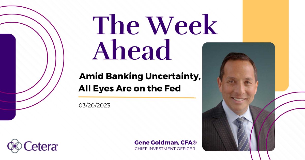 northstarwp's tweet photo. What should we expect from the Fed after the volatility we have seen in the banking system? In #TheWeekAhead, CIO Gene Goldman breaks down the banking crisis and discusses what to look for from the Fed this week. Check it out now! https://t.co/PLfB8iNTWc https://t.co/ZXTYPo5kBF
