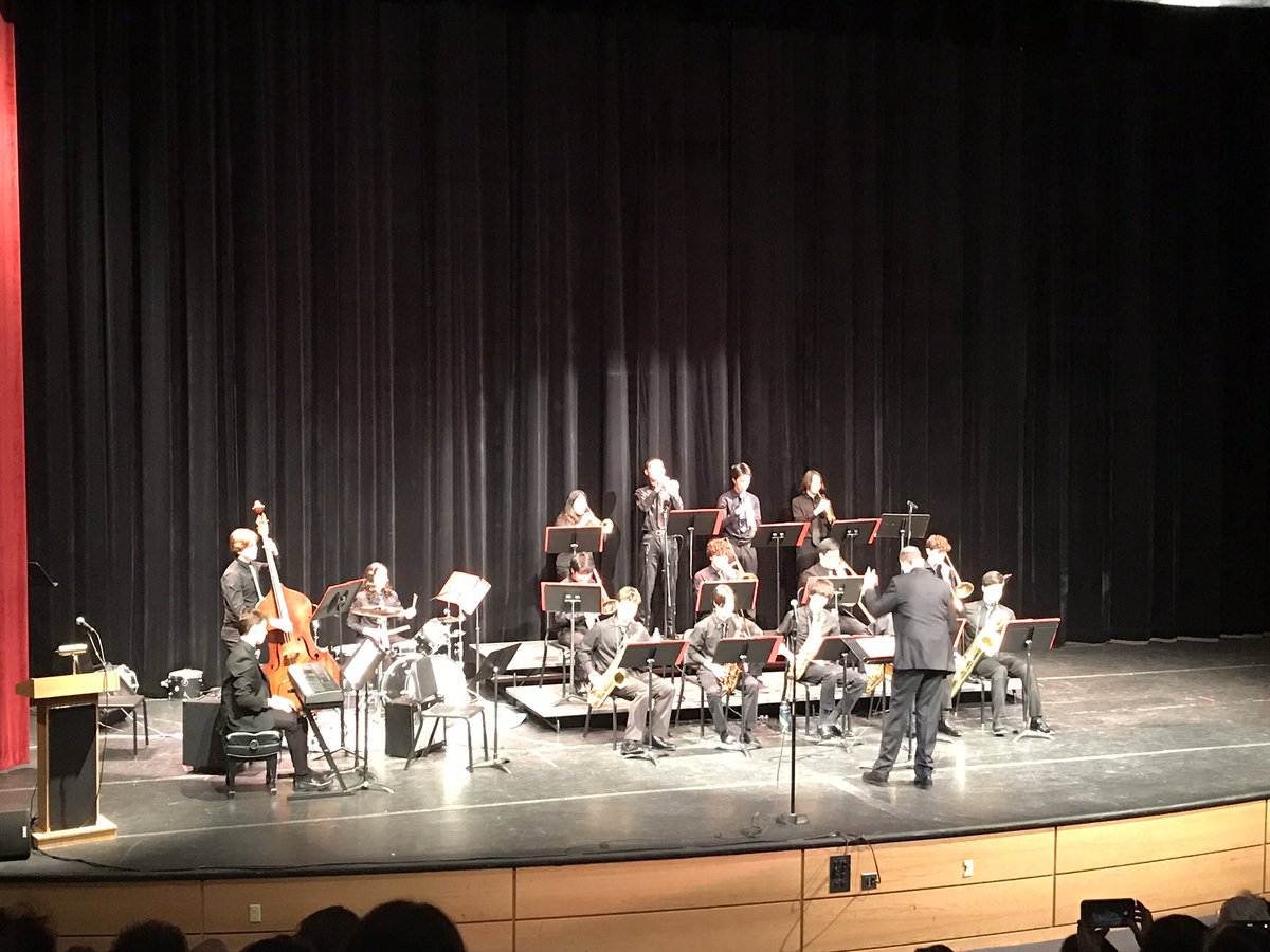MsKluga's tweet photo. So proud of @yhsbands students Will Lemus Silva (trombone), and Esther-Anne Villamin (trumpet) for being selected for the WCSMA All-County Jazz Band - an honor reserved for the top scoring students in our county. Bravo!

@YHSDeGennaro @FirstNighters @RonHattar @YorktownCSD https://t.co/yEOf8EXG75