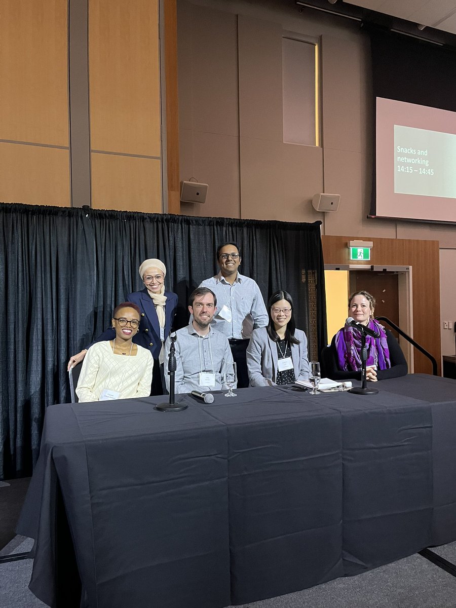 UrbanWaterTMU's tweet photo. We’re at the 58th Annual Central Canada Water Quality Research Symposium at YorkU! A successful first day with two very engaging and interesting panel discussions on transitioning from academia to private industry and on climate resiliency wrt water. See you tomorrow! https://t.co/rzR2aIjYIO