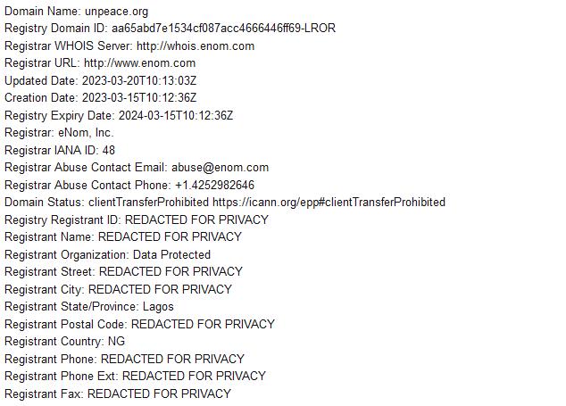 aa419's tweet photo. Hi @UN @UN_HRC
/unpeace.org
When do we declare #cybercrime a violation of basic human rights? Add #WhoisPrivacy , @ICANN contracted parties where consumers don't count, undermining the #GDPR?
@HostkingWebHost @ispa_za @xneeloHosting @enom https://t.co/mawD3TFFs4