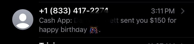 Little subby sent me 150$ for my birthday be like him🥰 $AriBias https://t.co/qwOPILoeBE